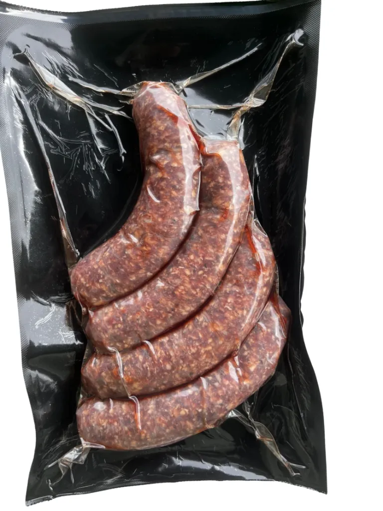 Tomato Basil Lamb Bratwurst